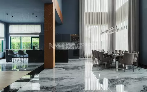 2-этажный коттедж 905.4 м² с отделкой