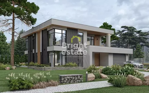 2-этажный коттедж 576.43 м² без отделки