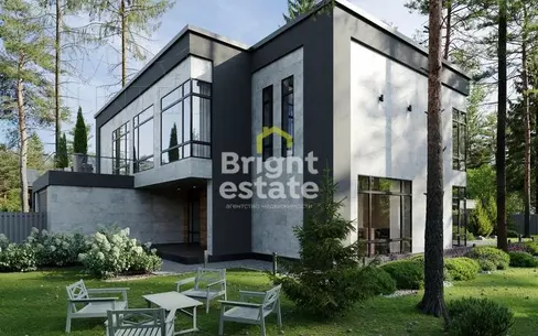 2-этажный коттедж 520 м² без отделки