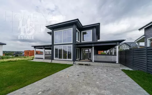 2-этажный коттедж 200 м² без отделки