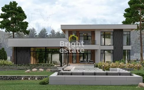 2-этажный коттедж 576.43 м² без отделки