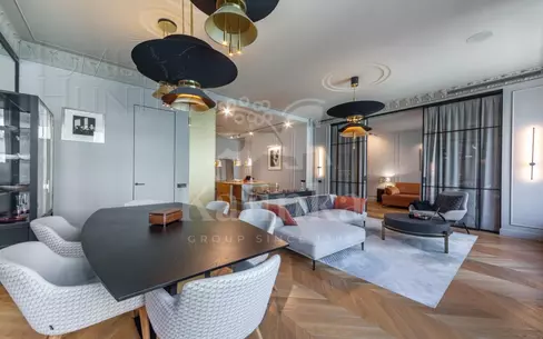3-КОМН. АПАРТАМЕНТЫ С ОТДЕЛКОЙ 130.1 М² НА 4 ЭТАЖЕ