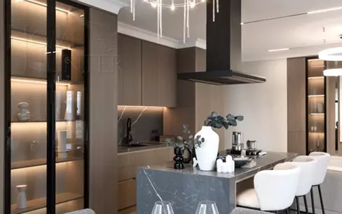 4-КОМН. КВАРТИРА С ОТДЕЛКОЙ 130 М² НА 21 ЭТАЖЕ