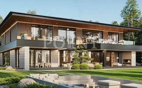 2-этажный коттедж 1 400 м² с отделкой
