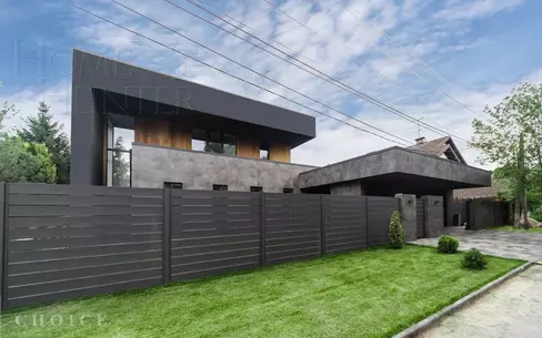 2-этажный коттедж 500 м² с отделкой