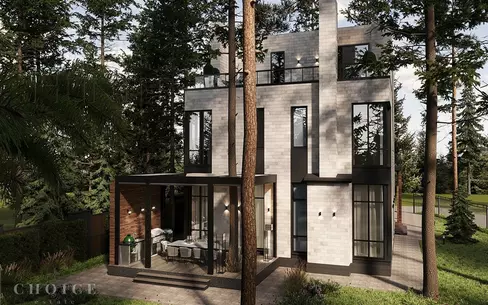 3-этажный коттедж 420 м² с отделкой
