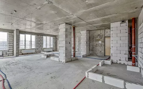 4-КОМН. КВАРТИРА БЕЗ ОТДЕЛКИ 106 М² НА 17 ЭТАЖЕ