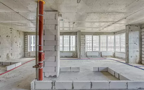 4-КОМН. КВАРТИРА БЕЗ ОТДЕЛКИ 106 М² НА 17 ЭТАЖЕ