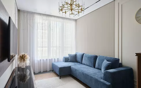 2-КОМН. КВАРТИРА С ОТДЕЛКОЙ 48 М² НА 15 ЭТАЖЕ