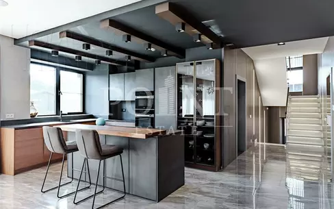 2-этажный коттедж 600 м² с отделкой