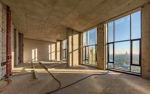 4-КОМН. ПЕНТХАУС БЕЗ ОТДЕЛКИ 183.61 М² НА 41 ЭТАЖЕ