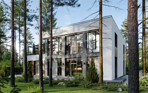 2-этажный коттедж 520 м² без отделки