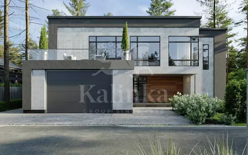 2-этажный коттедж 520 м² без отделки
