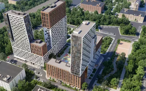 1-КОМН. КВАРТИРА БЕЗ ОТДЕЛКИ 37 М² НА 27 ЭТАЖЕ