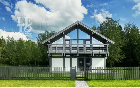 2-этажный коттедж 322.2 м² без отделки
