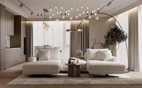 3-КОМН. КВАРТИРА С ОТДЕЛКОЙ 110 М² НА 25 ЭТАЖЕ