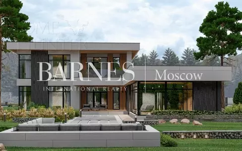 2-этажный коттедж 580 м² без отделки