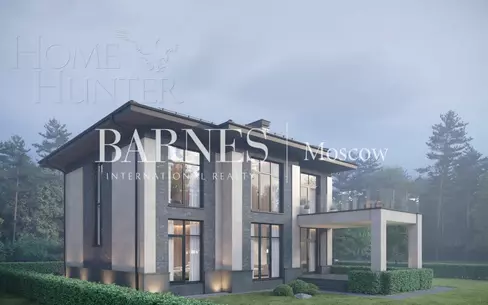 2-этажный коттедж 307 м² без отделки