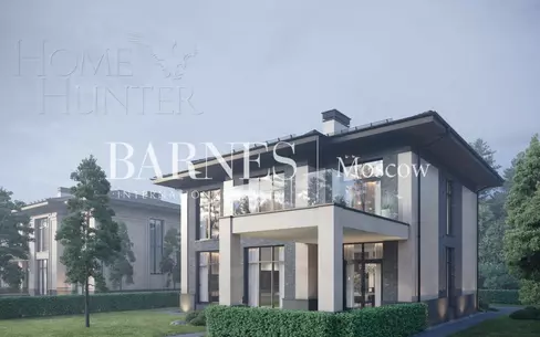 2-этажный коттедж 307 м² без отделки