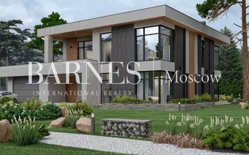 2-этажный коттедж 580 м² без отделки