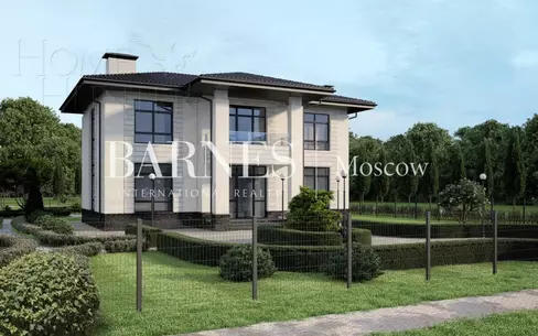 2-этажный коттедж 307 м² без отделки