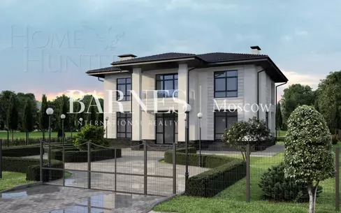 2-этажный коттедж 307 м² без отделки