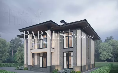 2-этажный коттедж 307 м² без отделки