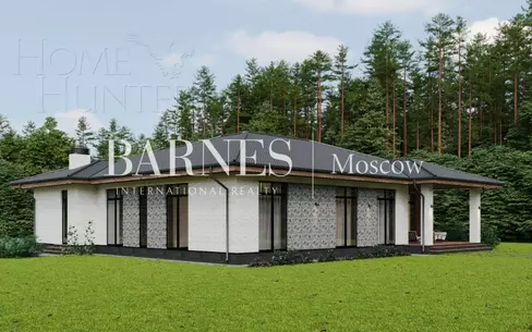 1-этажный коттедж 272.7 м² без отделки