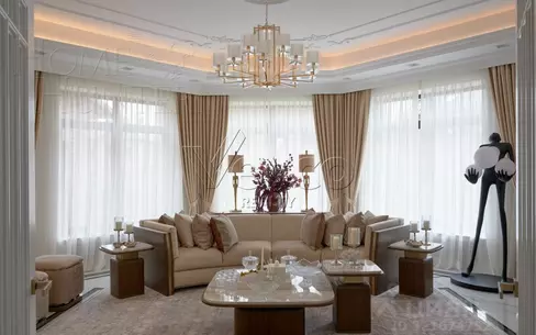 2-этажный коттедж 380 м² с отделкой