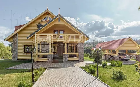 2-этажный коттедж 540 м² с отделкой