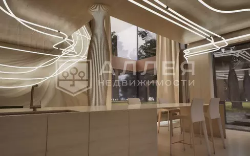2-этажный коттедж 390 м² с отделкой