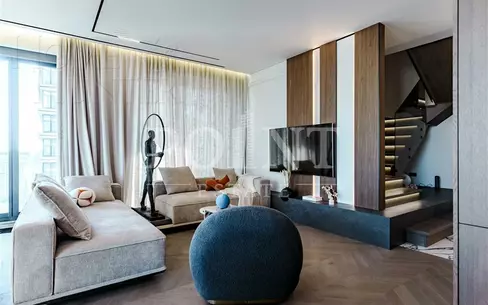 2-УРОВНЕВАЯ КВАРТИРА С ОТДЕЛКОЙ 170 М² НА 20 ЭТАЖЕ
