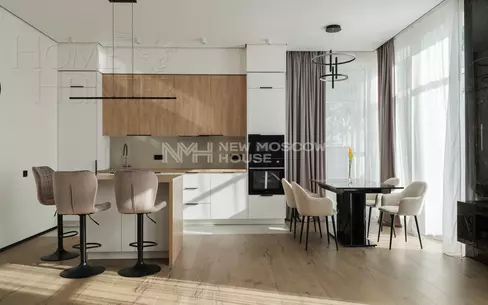 1-этажный коттедж 121 м² с отделкой