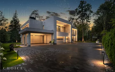 2-этажный коттедж 1 256 м² с отделкой