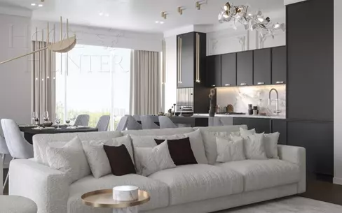 4-КОМН. КВАРТИРА С ОТДЕЛКОЙ 143.1 М² НА 12 ЭТАЖЕ