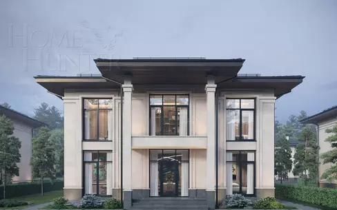 2-этажный коттедж 307 м² без отделки