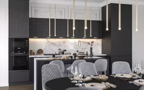 4-КОМН. КВАРТИРА С ОТДЕЛКОЙ 143.1 М² НА 12 ЭТАЖЕ