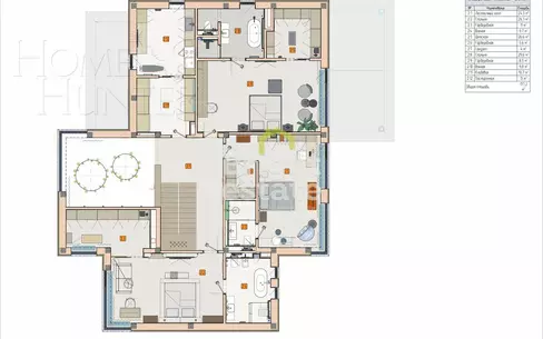 2-этажный коттедж 638 м² без отделки