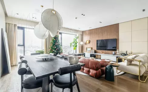 3-КОМН. АПАРТАМЕНТЫ С ОТДЕЛКОЙ 128.2 М² НА 18 ЭТАЖЕ