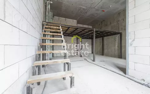 2-УРОВНЕВЫЕ АПАРТАМЕНТЫ БЕЗ ОТДЕЛКИ 68.4 М² НА 1 ЭТАЖЕ