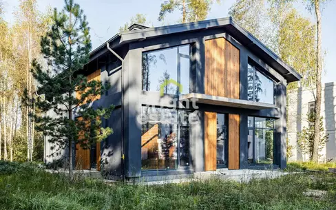 2-этажный коттедж 306 м² без отделки