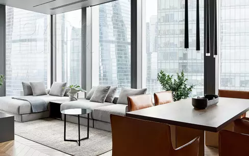 2-КОМН. АПАРТАМЕНТЫ С ОТДЕЛКОЙ 72.7 М² НА 33 ЭТАЖЕ