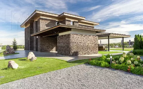 2-этажный коттедж 389 м² с отделкой