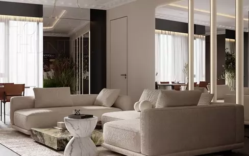 5-КОМН. КВАРТИРА С ОТДЕЛКОЙ 151 М² НА 19 ЭТАЖЕ