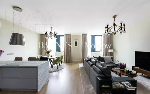 3-КОМН. КВАРТИРА С ОТДЕЛКОЙ 124.7 М² НА 6 ЭТАЖЕ