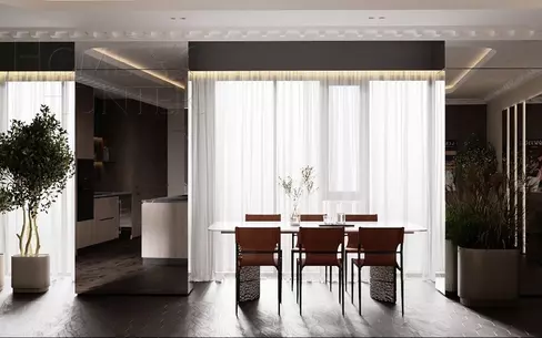5-КОМН. КВАРТИРА С ОТДЕЛКОЙ 151 М² НА 19 ЭТАЖЕ