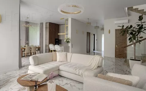 2-этажный коттедж 350 м² с отделкой