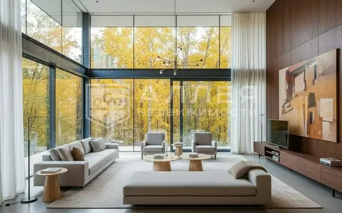 2-этажный коттедж 450 м² с отделкой