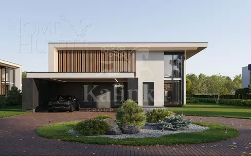 2-этажный коттедж 330 м² без отделки