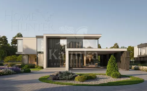 2-этажный коттедж 450 м² без отделки